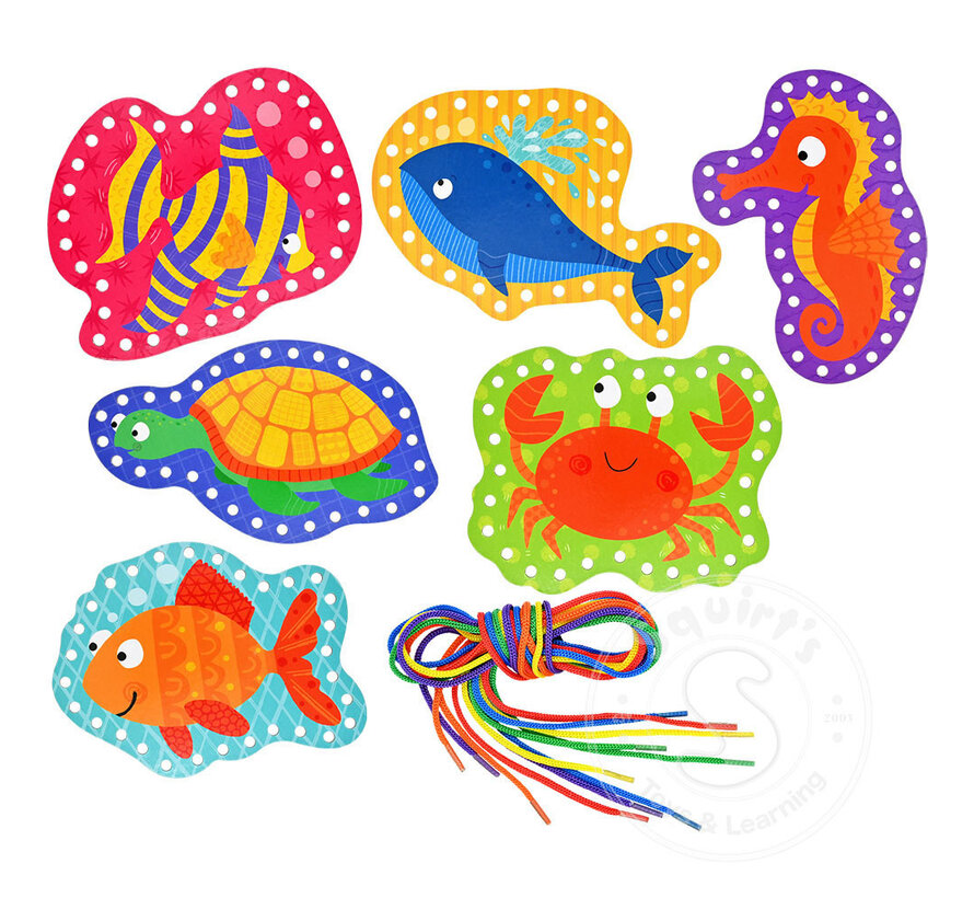 Lacing Cards - Under The Sea