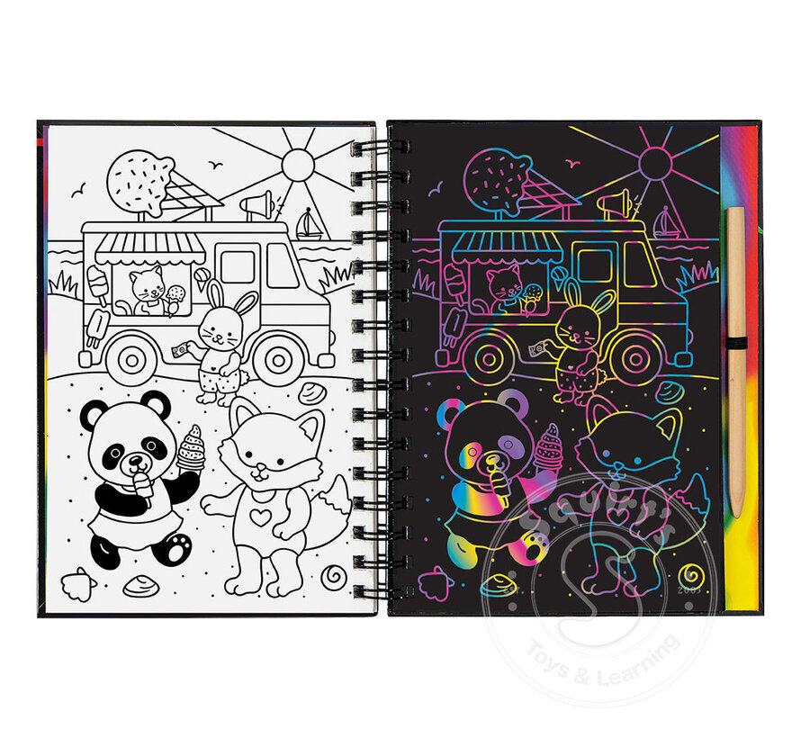 Animals Scratch and Sketch