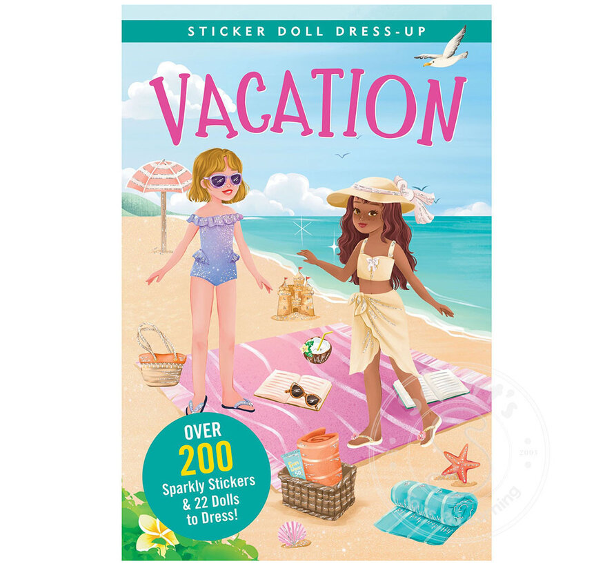Sticker Doll Dress-Up Book - Vacation