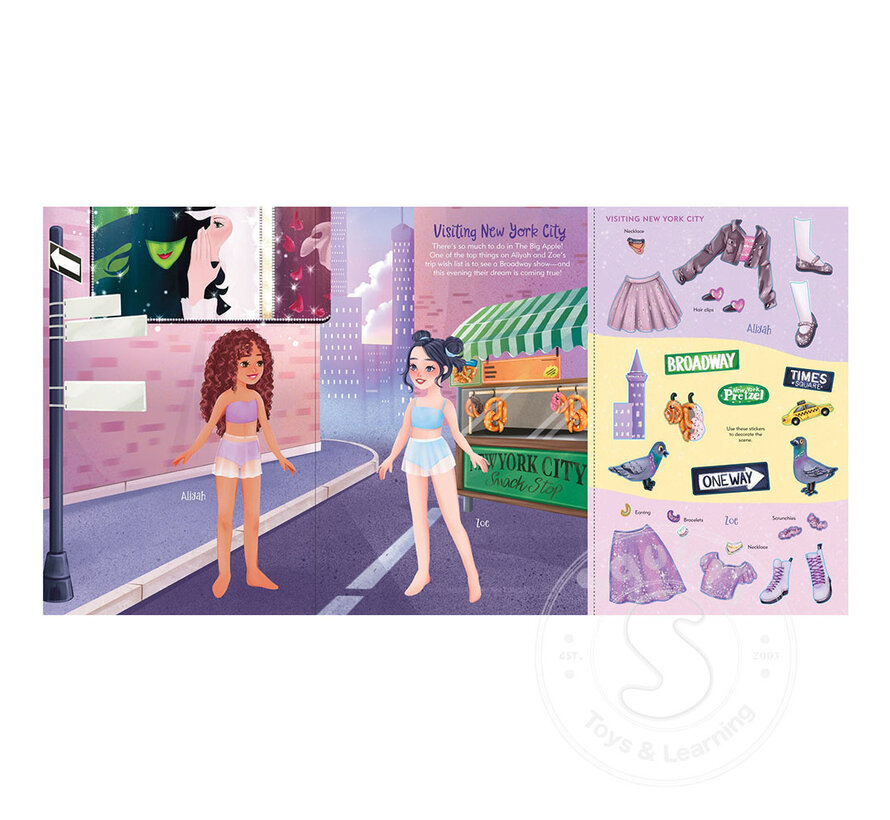 Sticker Doll Dress-Up Book - Vacation