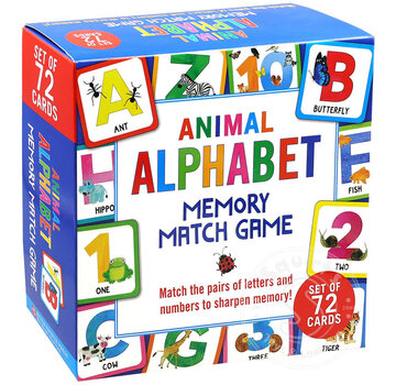 Animal Alphabet Memory Match Game (Set of 72 cards)