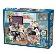 Cobble Hill Puzzles Cobble Hill Crafty Kittens Puzzle 500pcs