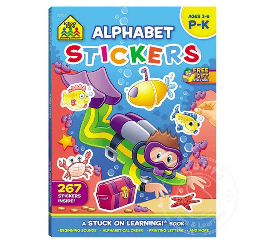 Stuck On Learning - Alphabet Stickers