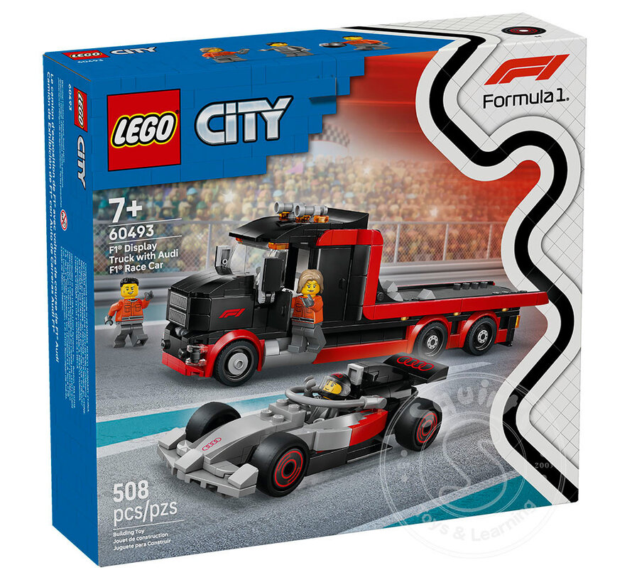 LEGO® City F1® Display Truck with Audi F1® Race Car