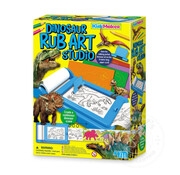4M KidzMaker Dinosaur Rub-Art