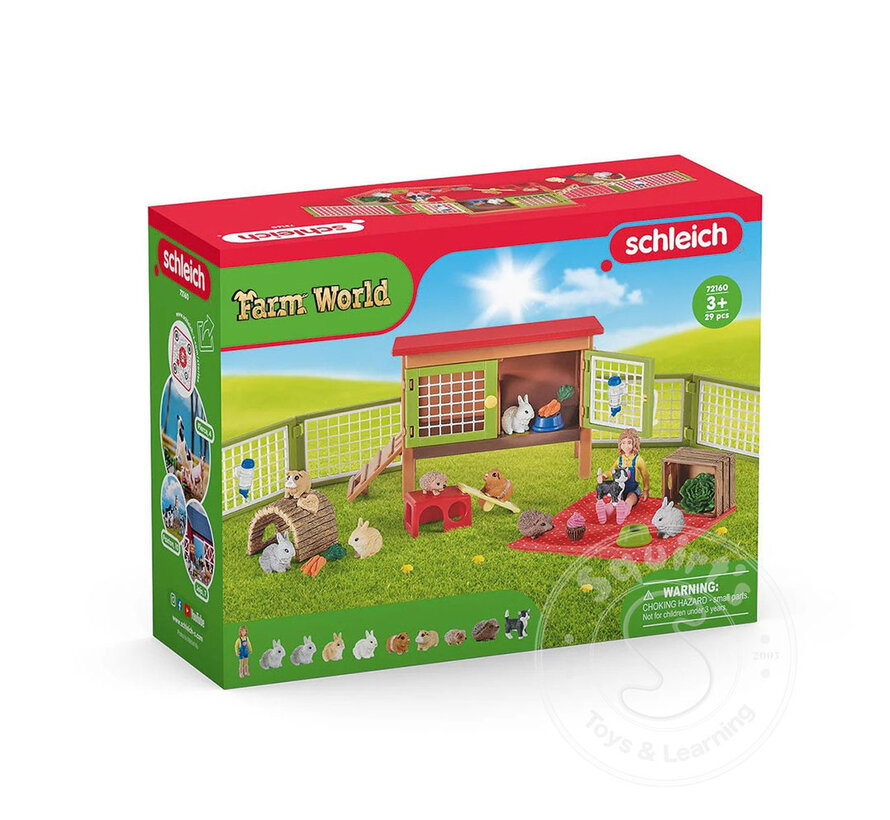 FINAL SALE Schleich Farm World Picnic with Little Pets -  retired