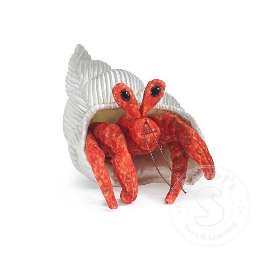 Folkmanis Mini Hermit Crab Finger Puppet