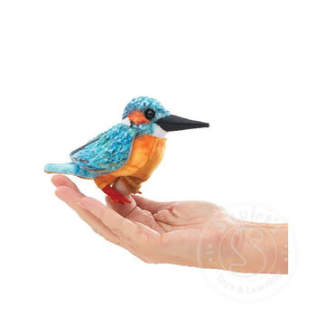 Folkmanis Folkmanis Mini Common Kingfisher Finger Puppet