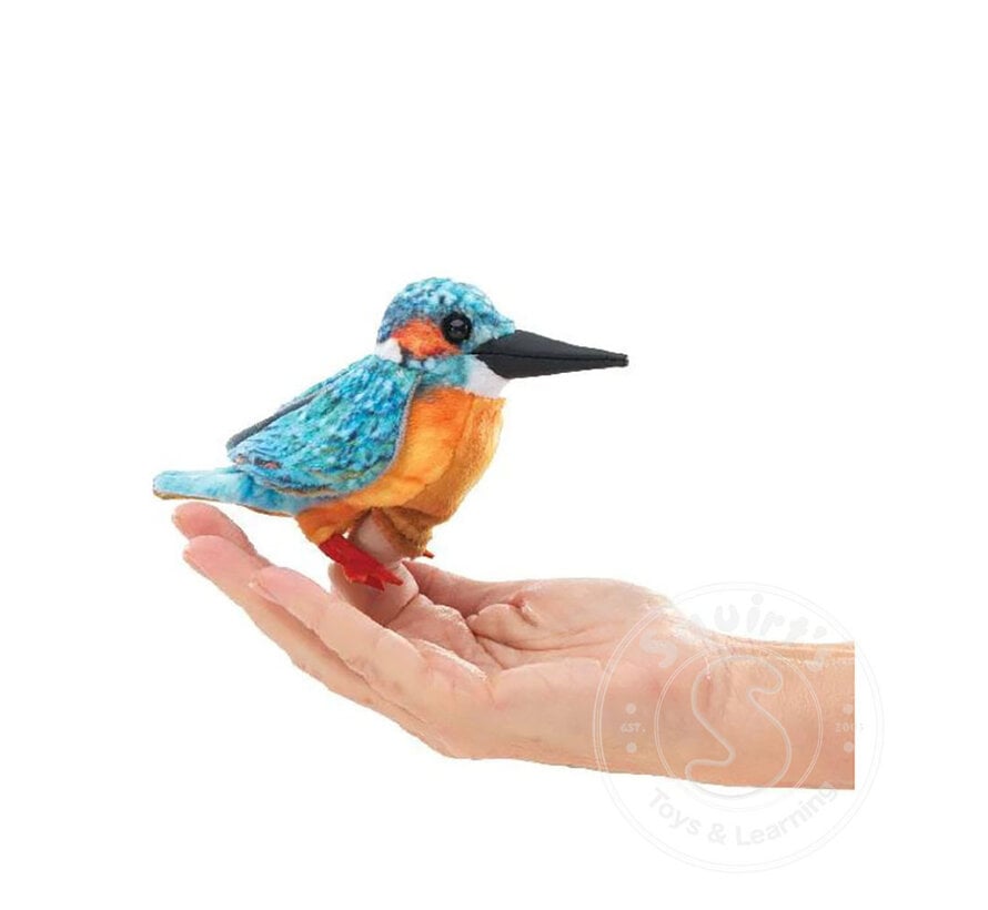 Folkmanis Mini Common Kingfisher Finger Puppet