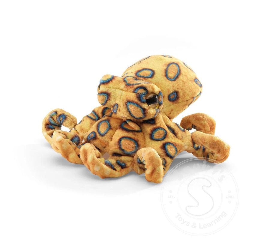 Folkmanis Mini Blue Ringed Octopus Finger Puppet