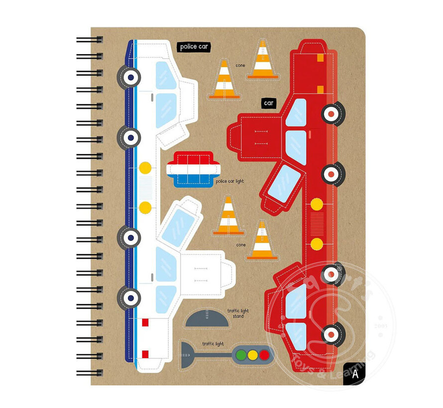 Cardboard Builder On The Go Activity Book