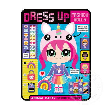 Make Believe Ideas Dress Up Fashion Dolls Sticker Activity Book
