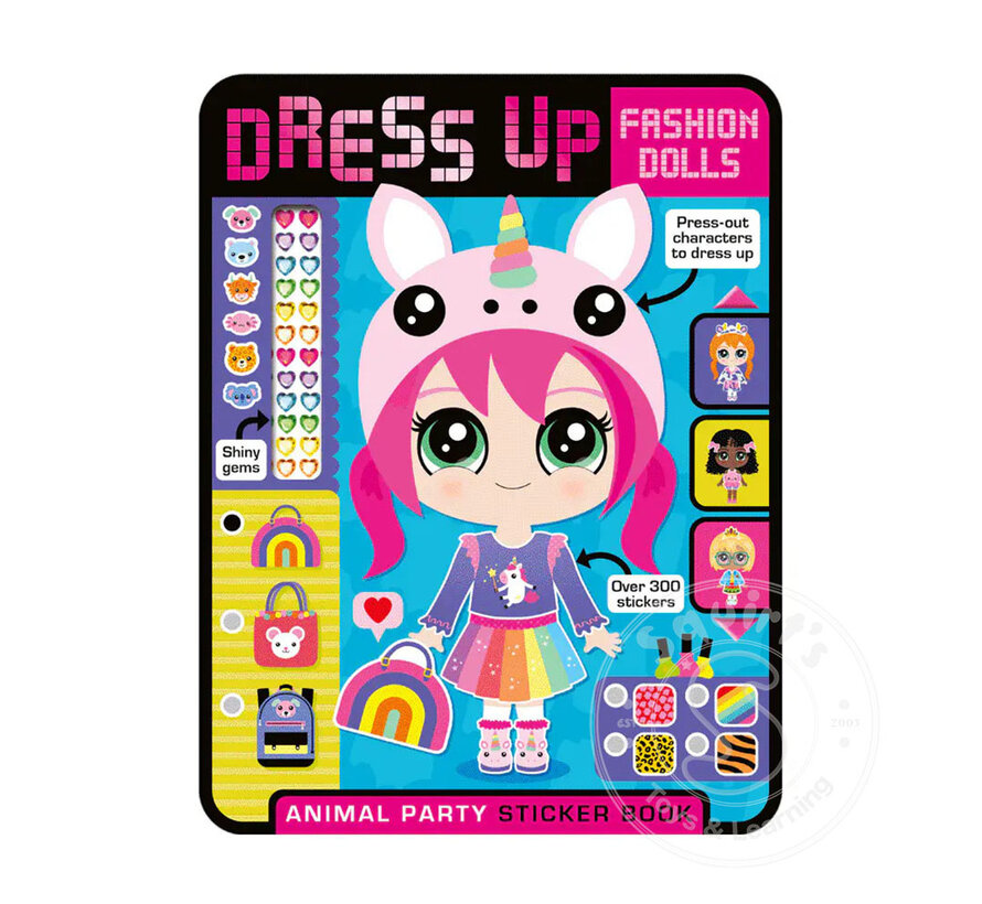 Dress Up Fashion Dolls Sticker Activity Book
