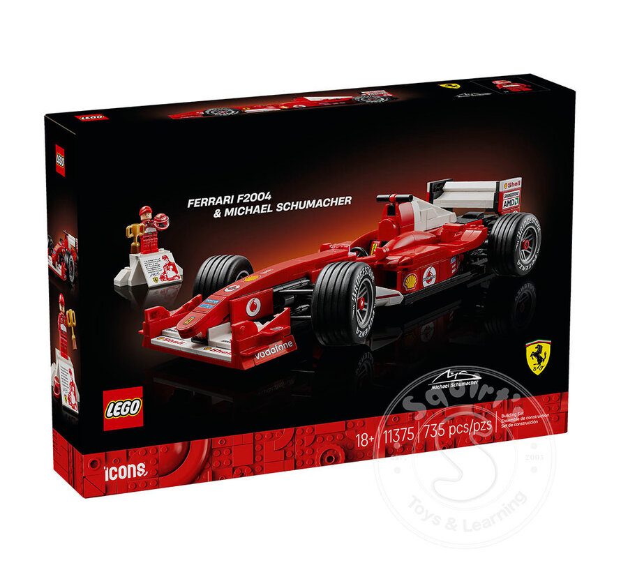 LEGO® Icons Ferrari F2004 & Michael Schumacher