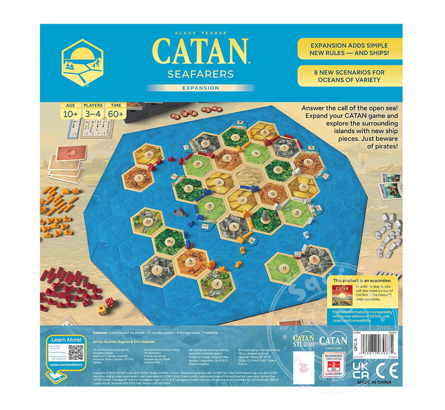 Catan Expansion Seafarers - 6th Edition
