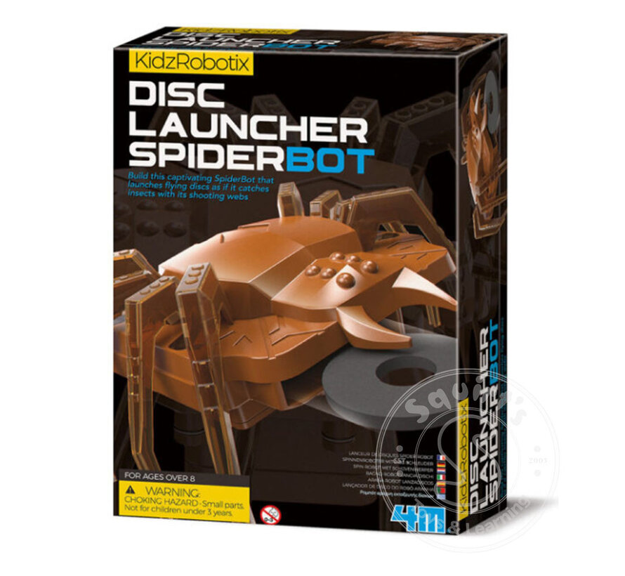 Disc-Launching Spider Bot