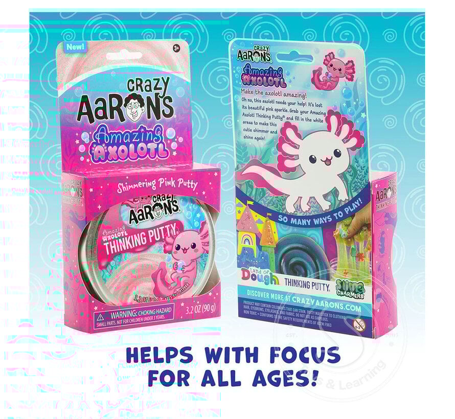 Crazy Aaron's Amazing Axolotl Thinking Putty