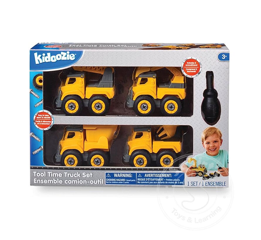Kidoozie Tool Time Truck Set
