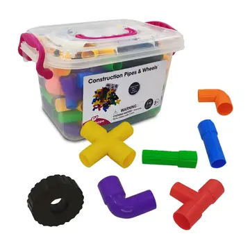 Edushape Construction Pipes & Wheels