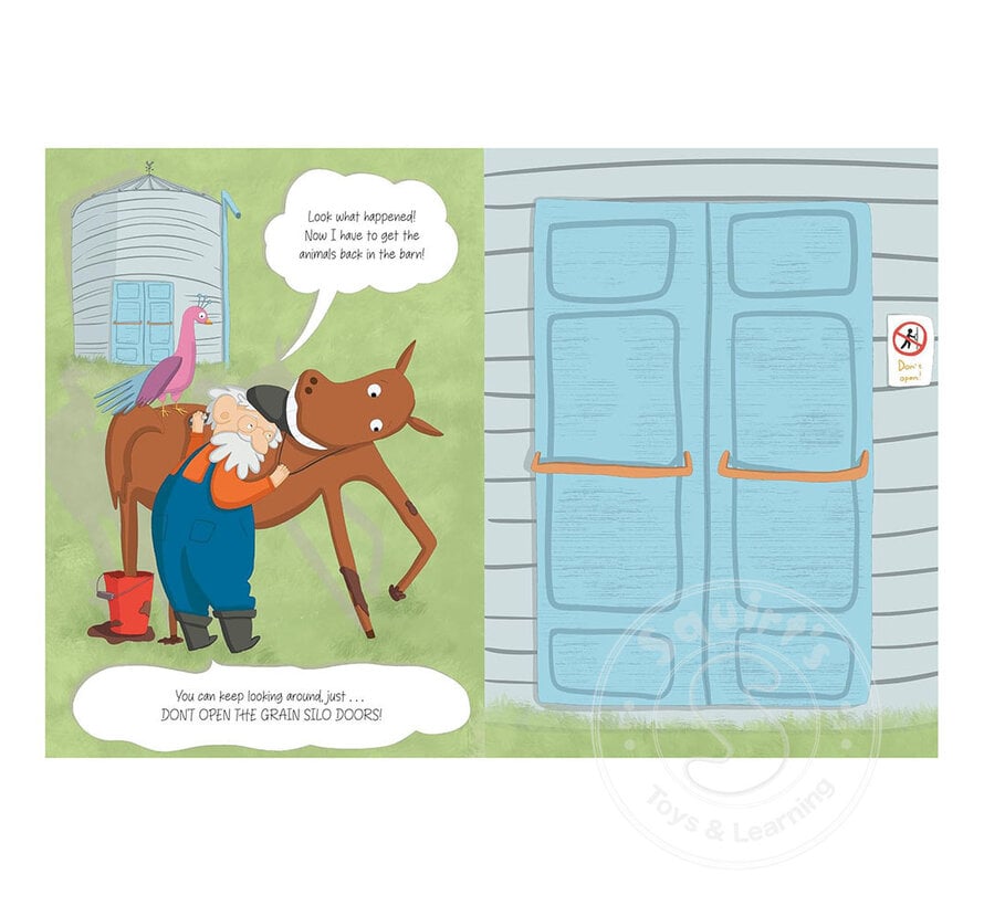 Don't Open The Barn Door! - Lift-the-Flap Book
