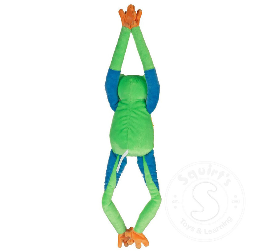Wild Republic Ecokins-Hanging Red-Eyed Tree Frog 21"