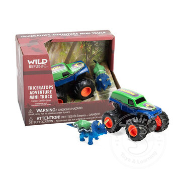 Wild Republic Adventure-Mini Truck & Triceratops
