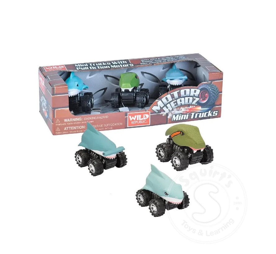 Wild Republic Motor Headz-Mini Aquatic Set