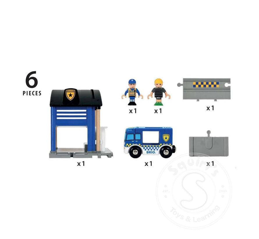FINAL SALE Brio Police Station Light & Sound (Damaged Box)
