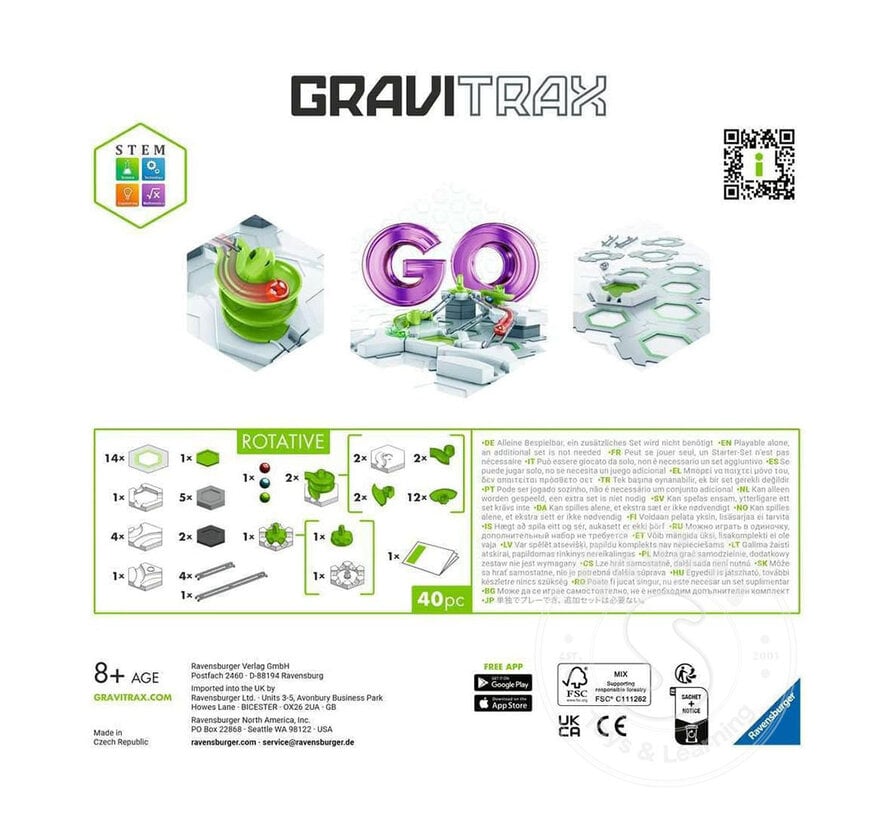 FINAL SALE GraviTrax Go: Rotative (Damaged Box Only)