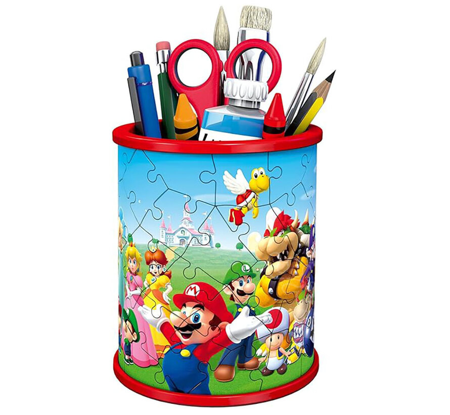 Ravensburger Super Mario Pencil Holder -  3D Puzzle 54pcs