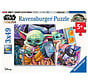 FINAL SALE Rav Star Wars: Mand. Grogu Puzzle 3 x 49pcs (Damaged Box)