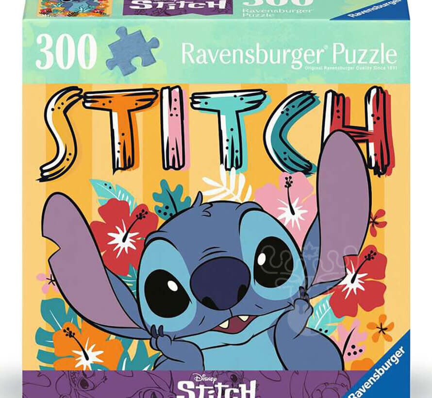 FINAL SALE Rav Puzzle: Stitch Puzzle 300 Pcs (Broken Box)