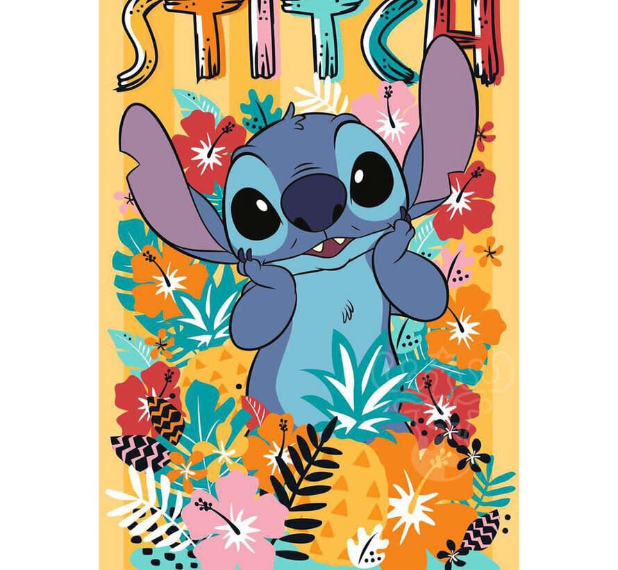 FINAL SALE Rav Puzzle: Stitch Puzzle 300 Pcs (Broken Box)