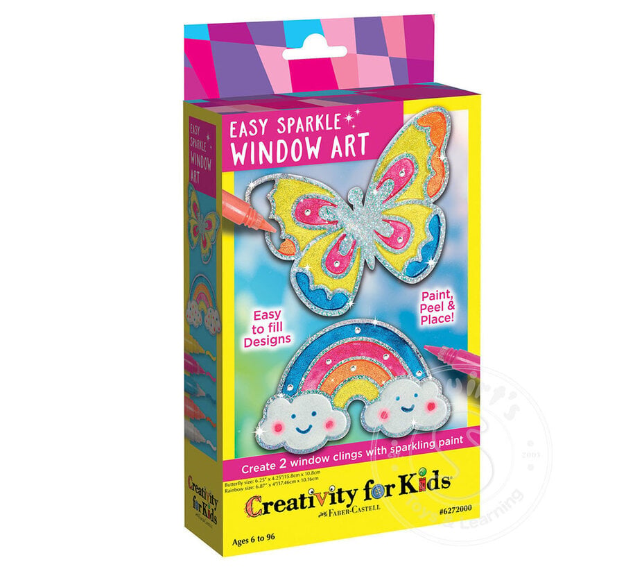 FINAL SALE: Easy Sparkle Window Art - Damaged Box Only