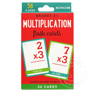 FINAL SALE Multiplication Flash Cards - Damaged Box Only