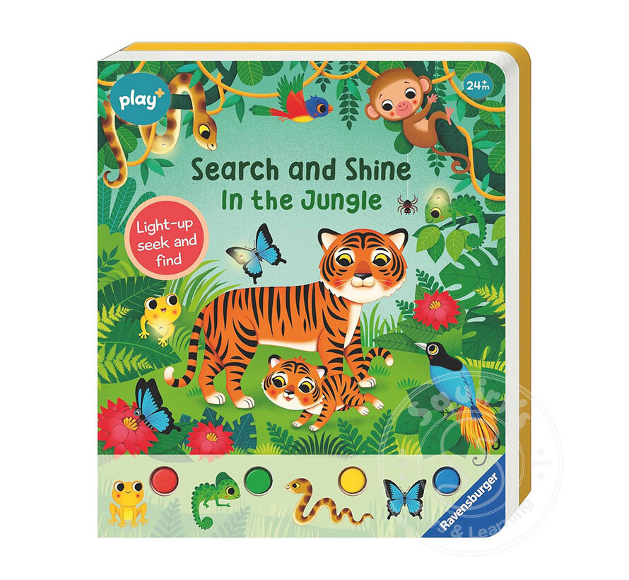 FINAL SALE Search & Shine: In the Jungle (Damaged book)