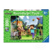 Ravensburger FINAL SALE Rav Minecraft Steve and Alex Puzzle 100pcs (Damaged Box)