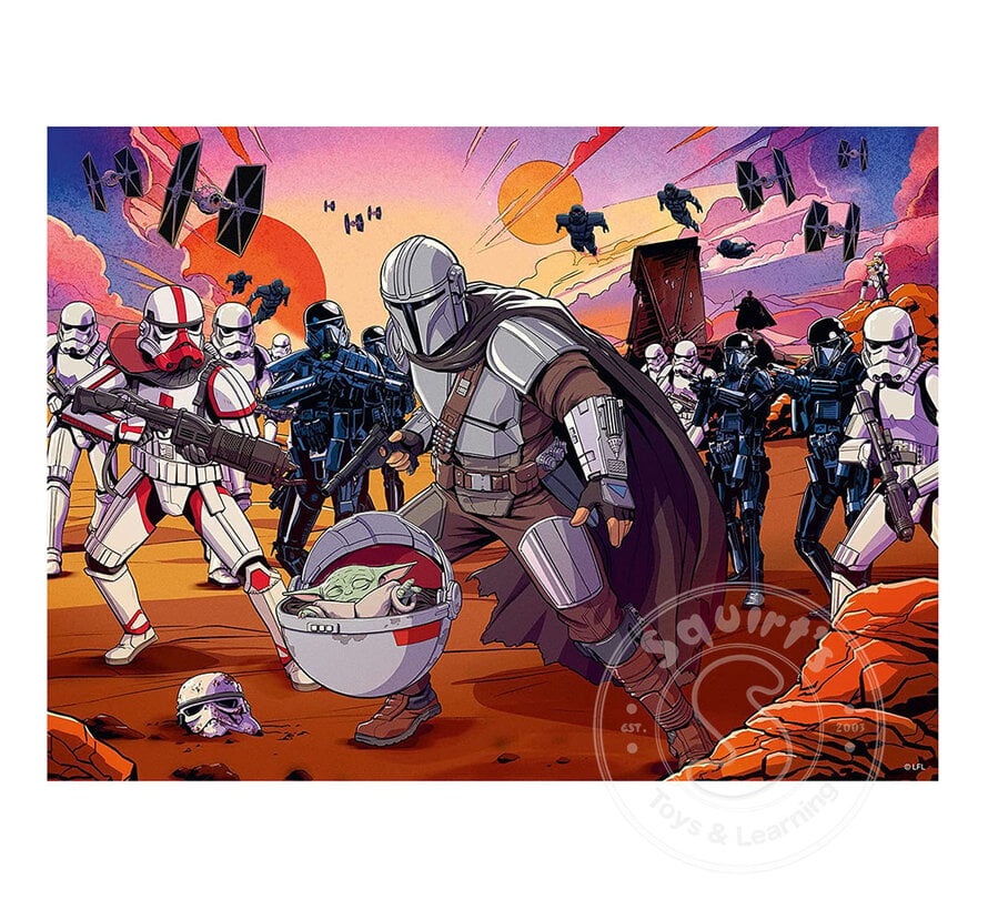 FINAL SALE Rav Star Wars:  Mand. Face-Off Puzzle 200pcs (Damaged Box)