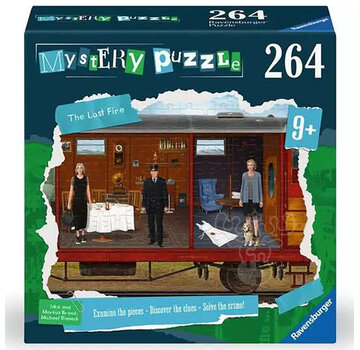FINAL SALE Rav MYSTERY:  The Lost Fire 264 Pc Puzzle Game (Damaged Box)