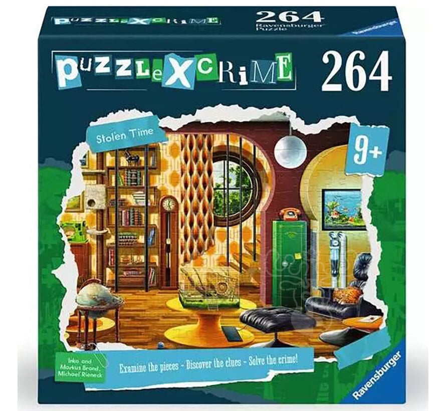 FINAL SALE Rav MYSTERY:  Stolen Time 264 Pc Puzzle Game (Damaged Box)