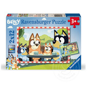 Ravensburger FINAL SALE Rav Bluey Puzzle 2 x 12pcs (Damaged Box)