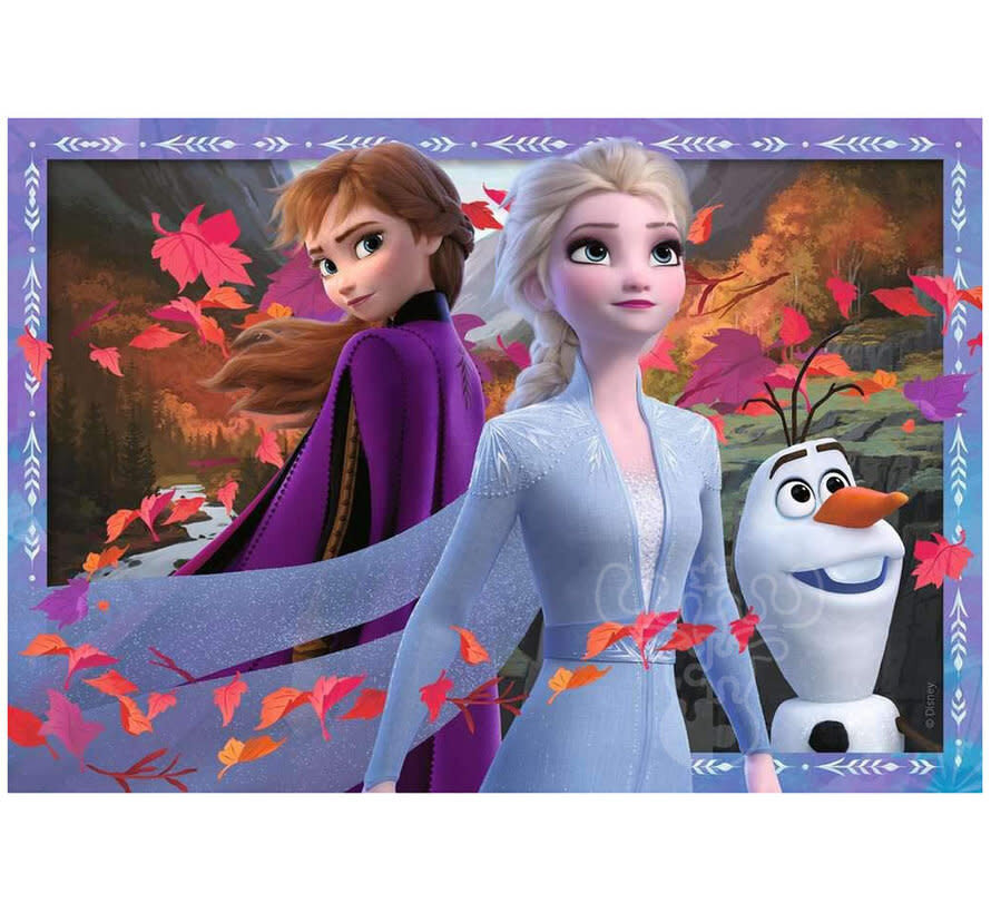 FINAL SALE Rav Frozen II Frosty Puzzle 2 x 24pcs (Damaged Box)