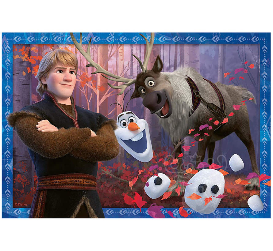 FINAL SALE Rav Frozen II Frosty Puzzle 2 x 24pcs (Damaged Box)