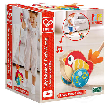 Hape FINAL SALE Hape Lily Musical Push Along (Damaged Box Only)