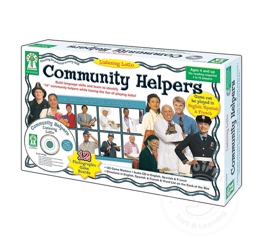 FINAL SALE Listening Lottos Community Helpers