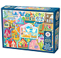 Cobble Hill Rainbow Birdies Puzzle 500pcs