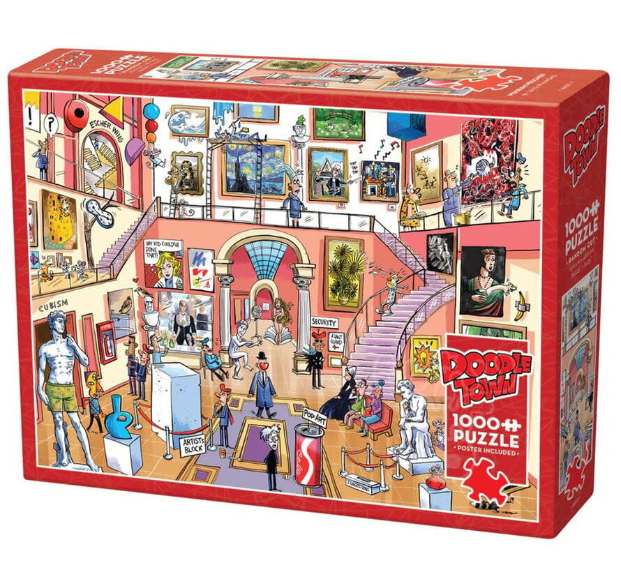 Cobble Hill Doodletown Museum Mischief Puzzle 1000pcs