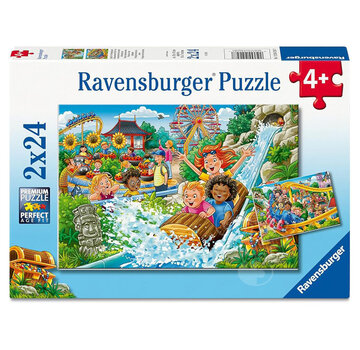 Ravensburger Ravensburger Amusement Park Puzzle 2 x 24pcs