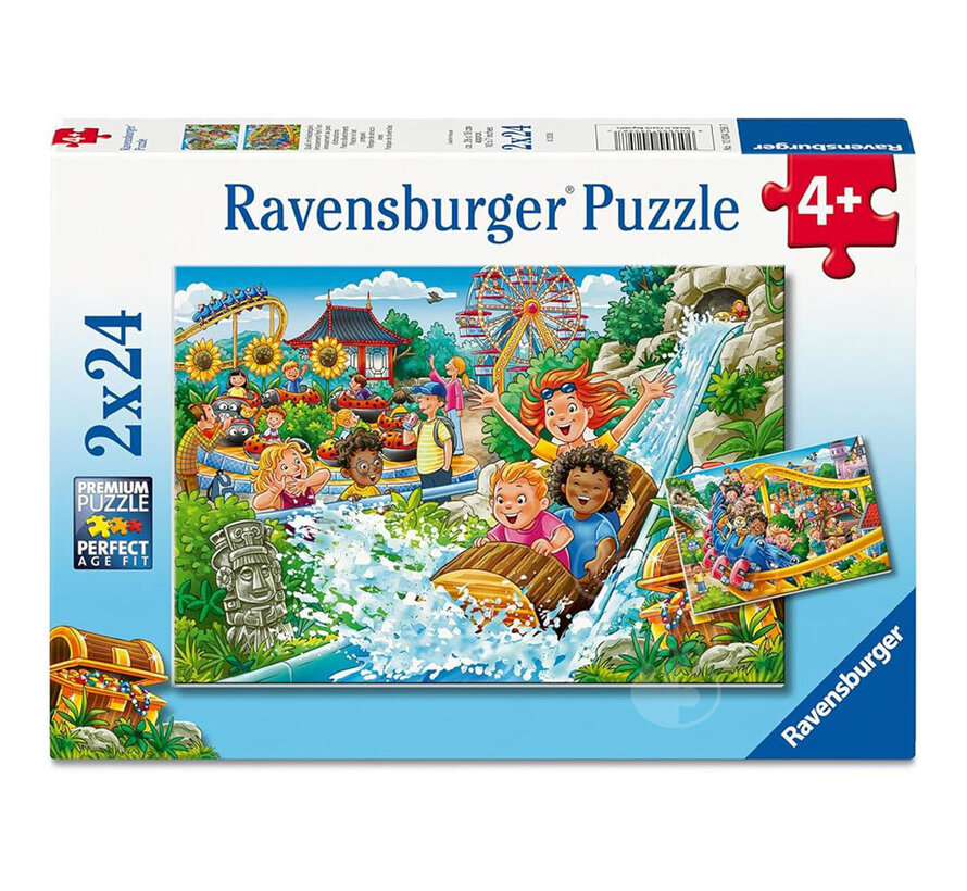 Ravensburger Amusement Park Puzzle 2 x 24pcs