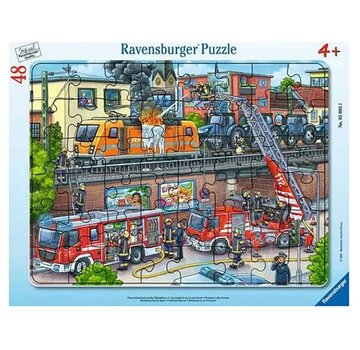 Ravensburger Ravensburger Firetruck Rescue Tray Puzzle 48pcs